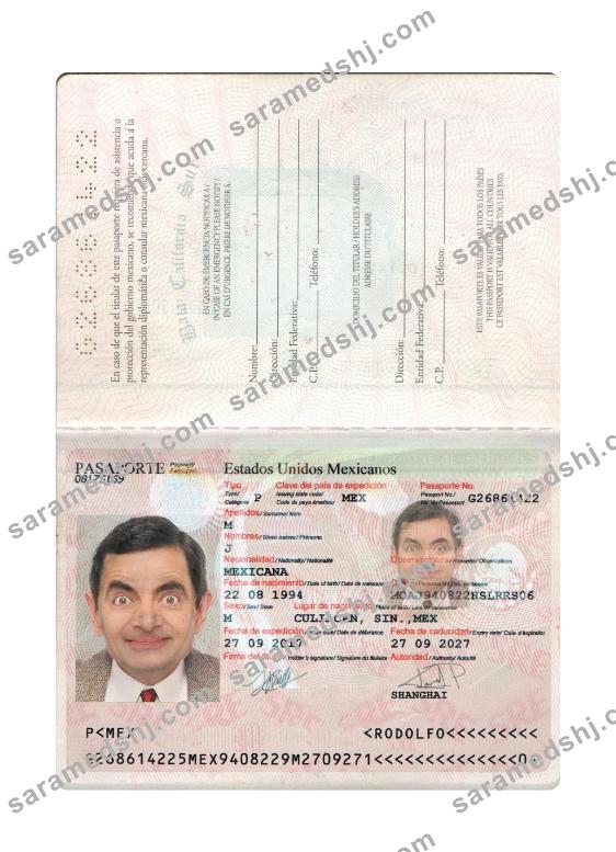 Mexico passport 2017-present